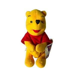 Winnie the Pooh Mattel Vintage NWT 5" Plush Holding Hands 1997